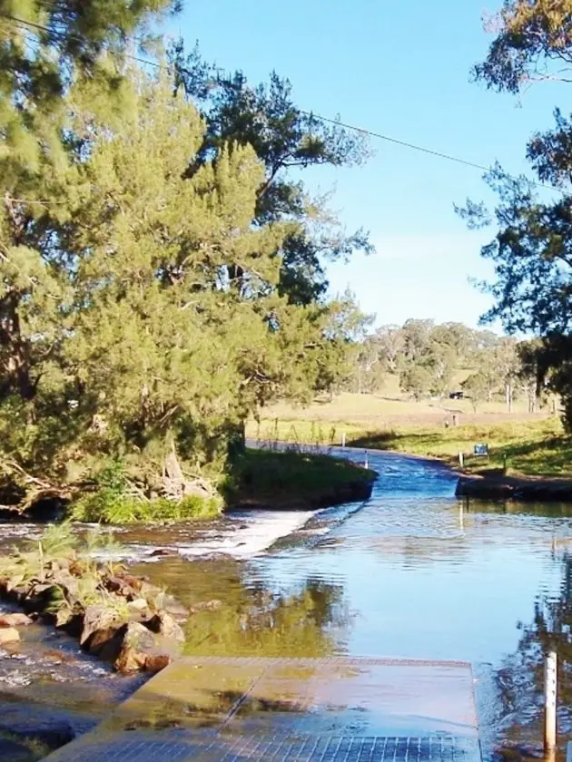 Rocky Crossing on the Barrington River near Gloucester NSW